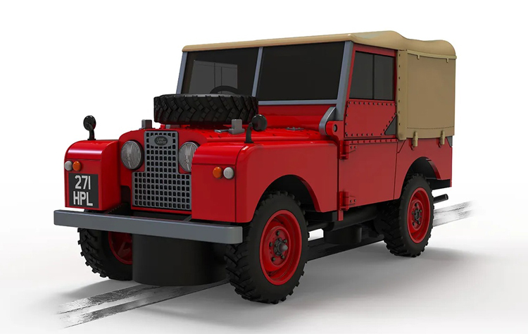 SCALEXTRIC Land Rover series red